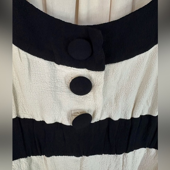 kate spade bisque crepe button back elegant sz6 dress goddess/Audrey Hepburn - Picture 9 of 14